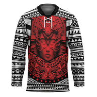 Mexico Aztec Warrior Goddess Hockey Jersey Tribal Aztec Heritage