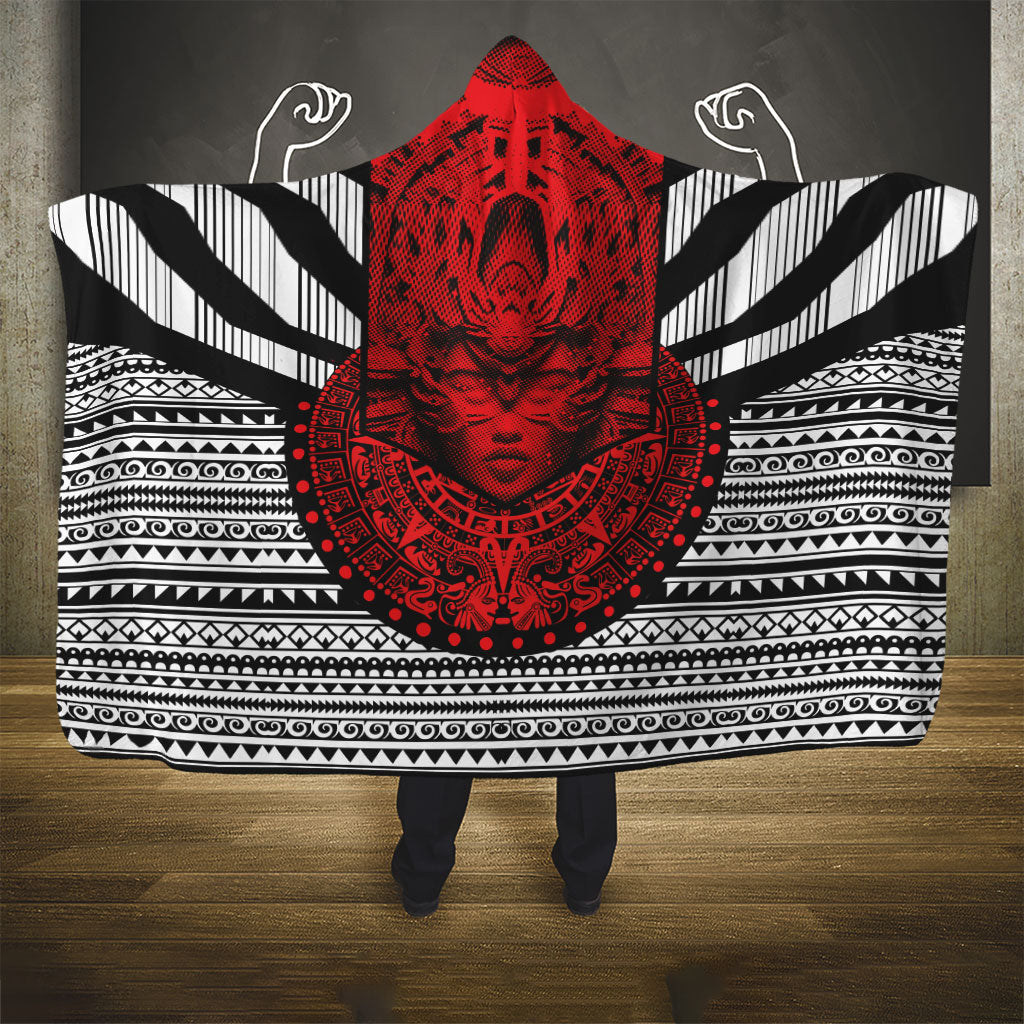 Mexico Aztec Warrior Goddess Hooded Blanket Tribal Aztec Heritage