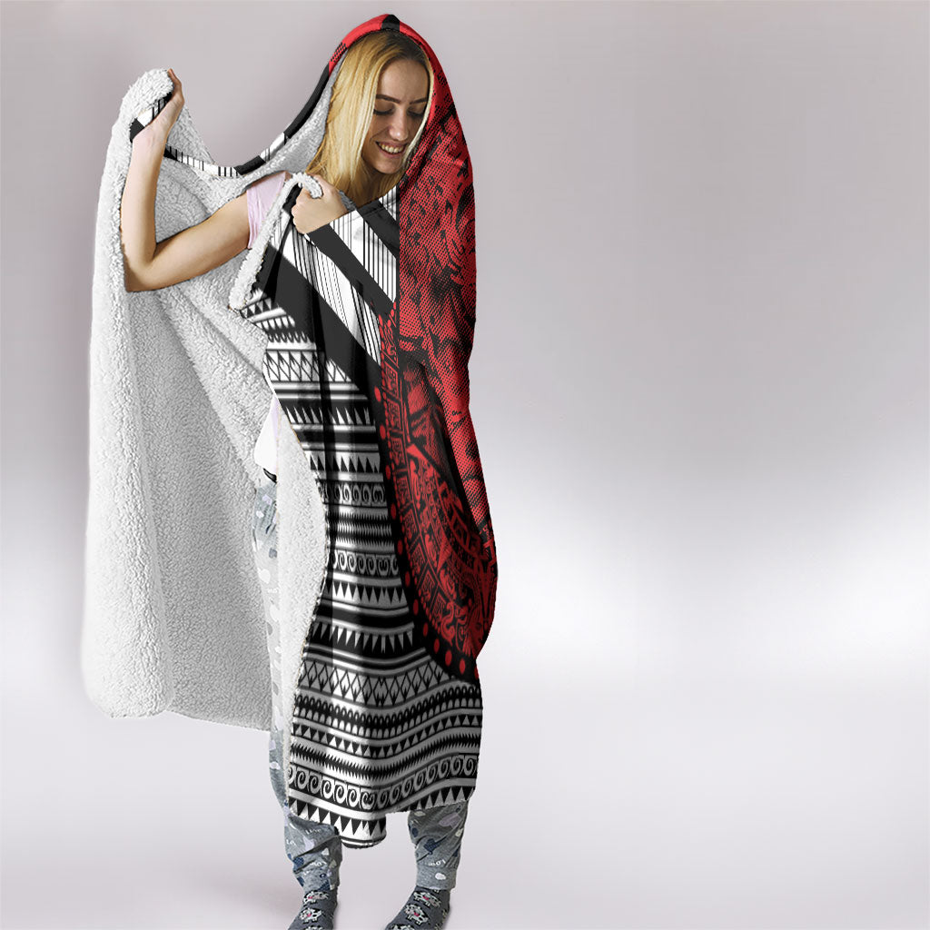 Mexico Aztec Warrior Goddess Hooded Blanket Tribal Aztec Heritage