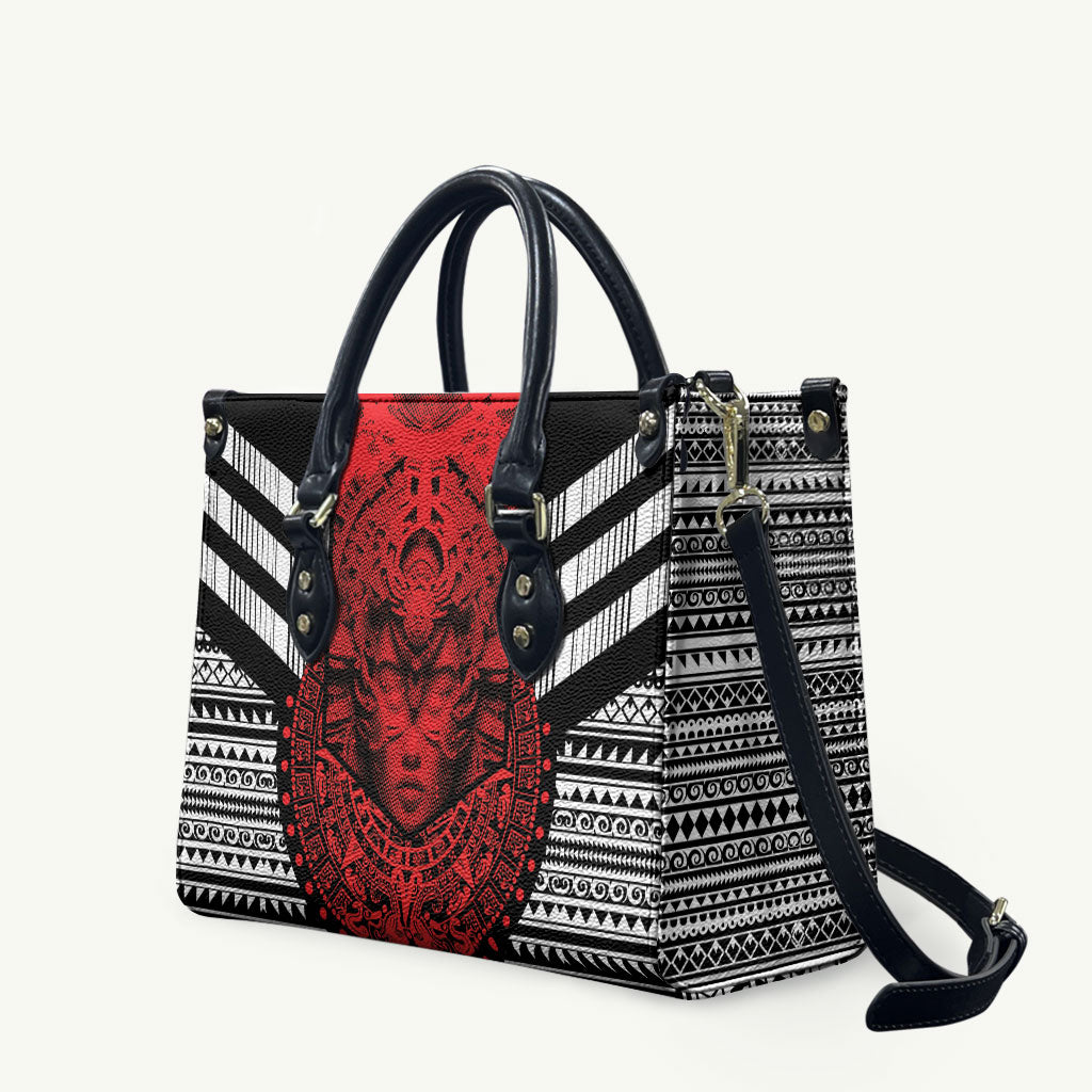 Mexico Aztec Warrior Goddess Leather Bag Tribal Aztec Heritage