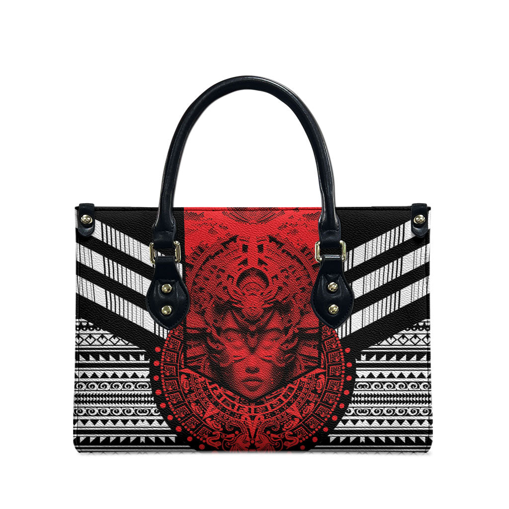 Mexico Aztec Warrior Goddess Leather Bag Tribal Aztec Heritage