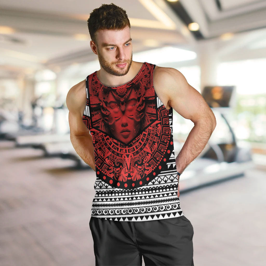 Mexico Aztec Warrior Goddess Men Tank Top Tribal Aztec Heritage