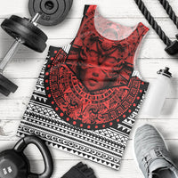 Mexico Aztec Warrior Goddess Men Tank Top Tribal Aztec Heritage
