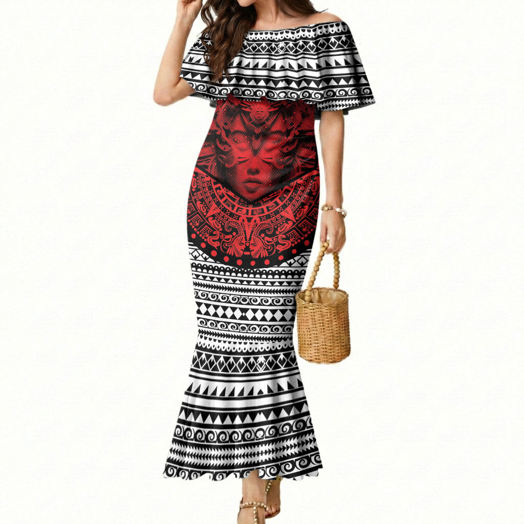 Mexico Aztec Warrior Goddess Mermaid Dress Tribal Aztec Heritage