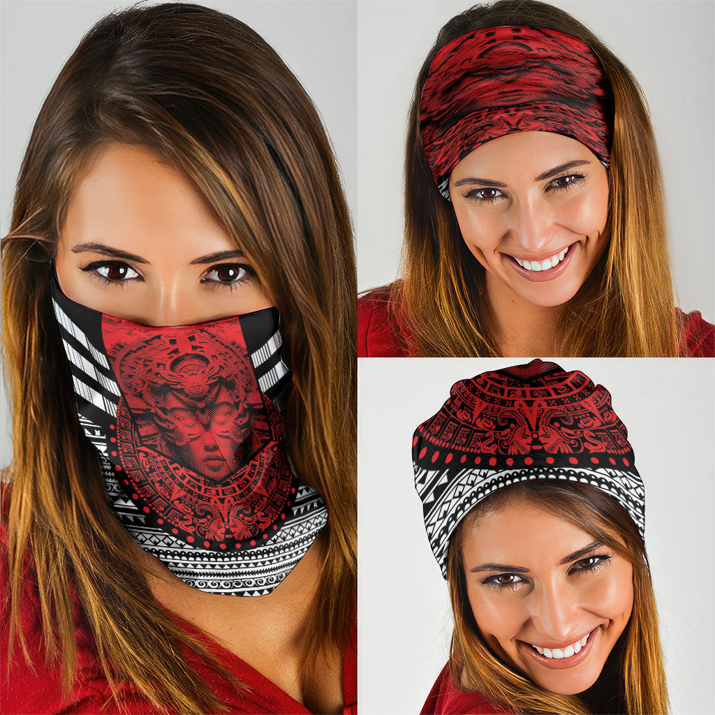 Mexico Aztec Warrior Goddess Neck Gaiter Tribal Aztec Heritage