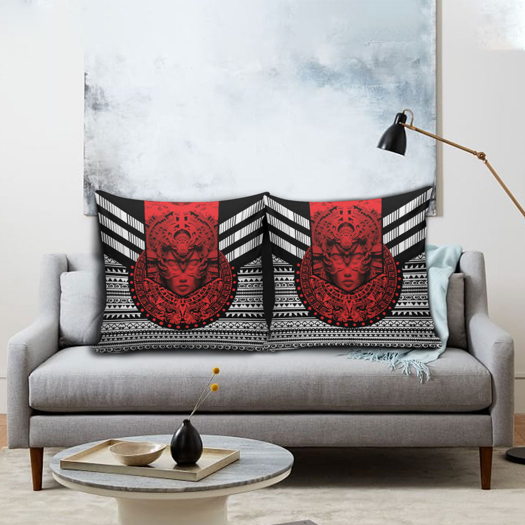 Mexico Aztec Warrior Goddess Pillow Cover Tribal Aztec Heritage