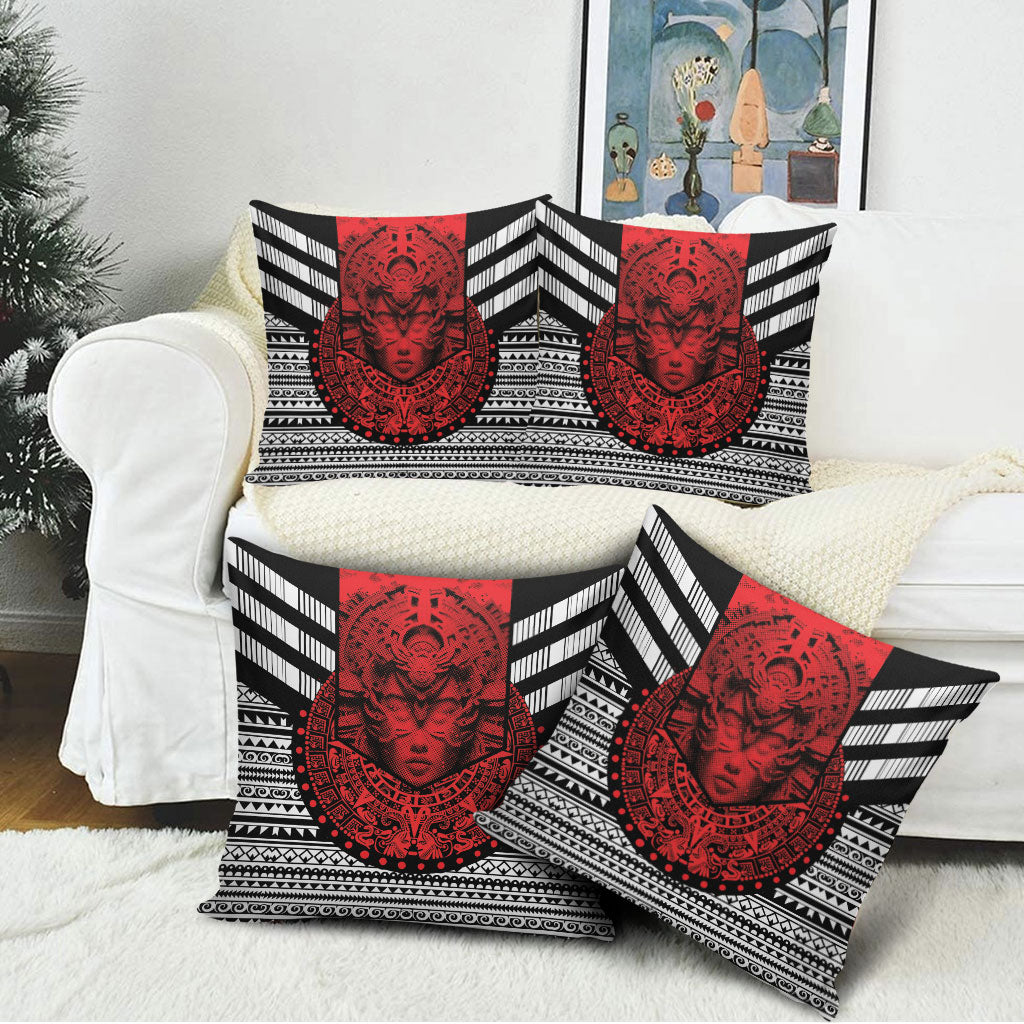 Mexico Aztec Warrior Goddess Pillow Cover Tribal Aztec Heritage