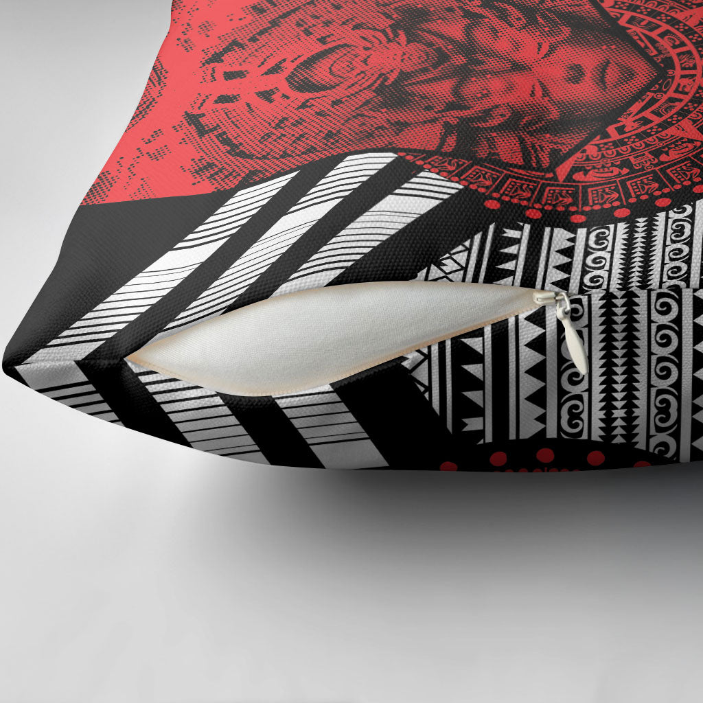Mexico Aztec Warrior Goddess Pillow Cover Tribal Aztec Heritage