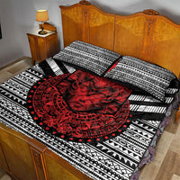 Mexico Aztec Warrior Goddess Quilt Bed Set Tribal Aztec Heritage