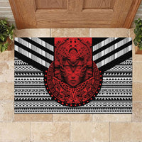 Mexico Aztec Warrior Goddess Rubber Doormat Tribal Aztec Heritage