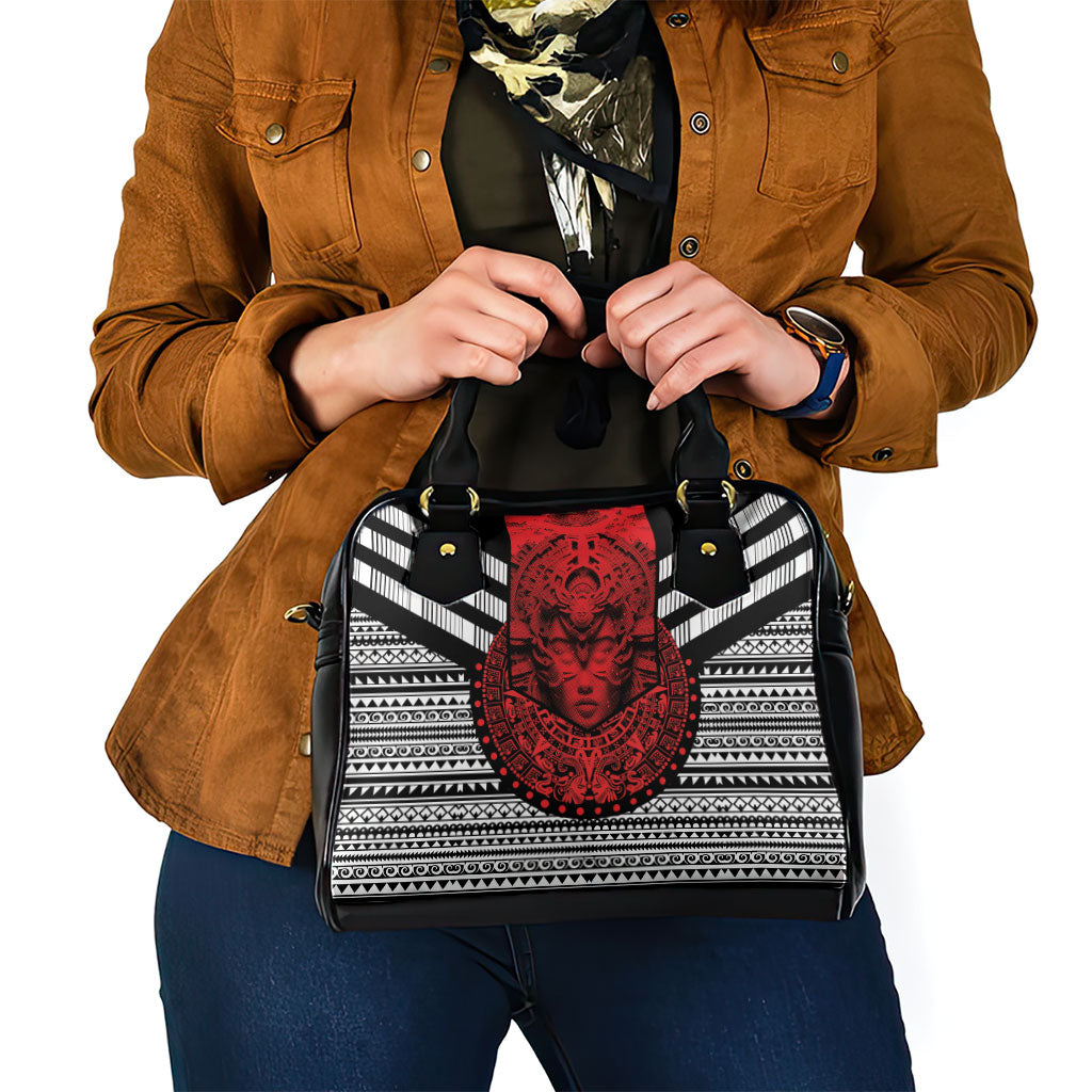 Mexico Aztec Warrior Goddess Shoulder Handbag Tribal Aztec Heritage