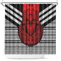 Mexico Aztec Warrior Goddess Shower Curtain Tribal Aztec Heritage