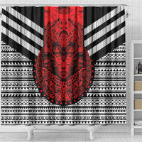 Mexico Aztec Warrior Goddess Shower Curtain Tribal Aztec Heritage