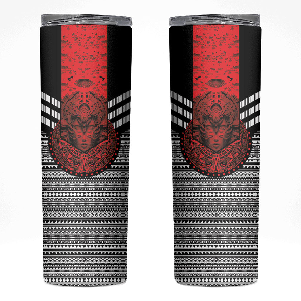 Mexico Aztec Warrior Goddess Skinny Tumbler Tribal Aztec Heritage