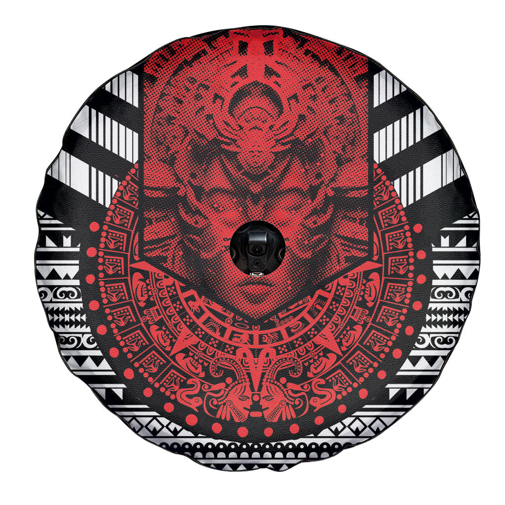 Mexico Aztec Warrior Goddess Spare Tire Cover Tribal Aztec Heritage
