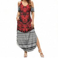 Mexico Aztec Warrior Goddess Summer Maxi Dress Tribal Aztec Heritage