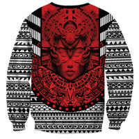 Mexico Aztec Warrior Goddess Sweatshirt Tribal Aztec Heritage