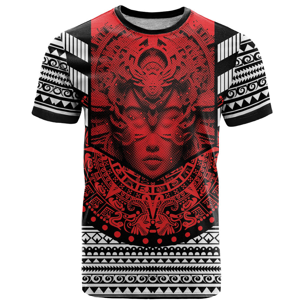 Mexico Aztec Warrior Goddess T Shirt Tribal Aztec Heritage