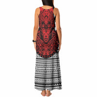Mexico Aztec Warrior Goddess Tank Maxi Dress Tribal Aztec Heritage