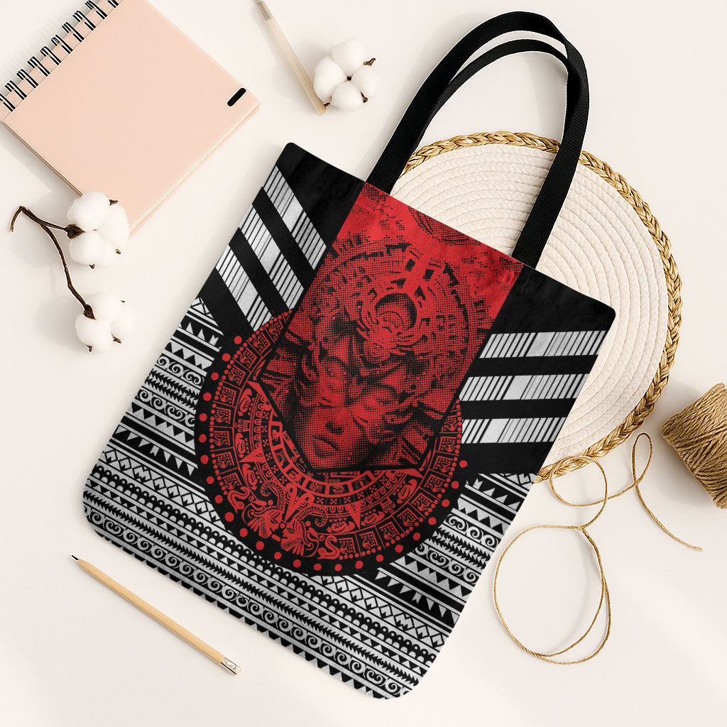 Mexico Aztec Warrior Goddess Tote Bag Tribal Aztec Heritage