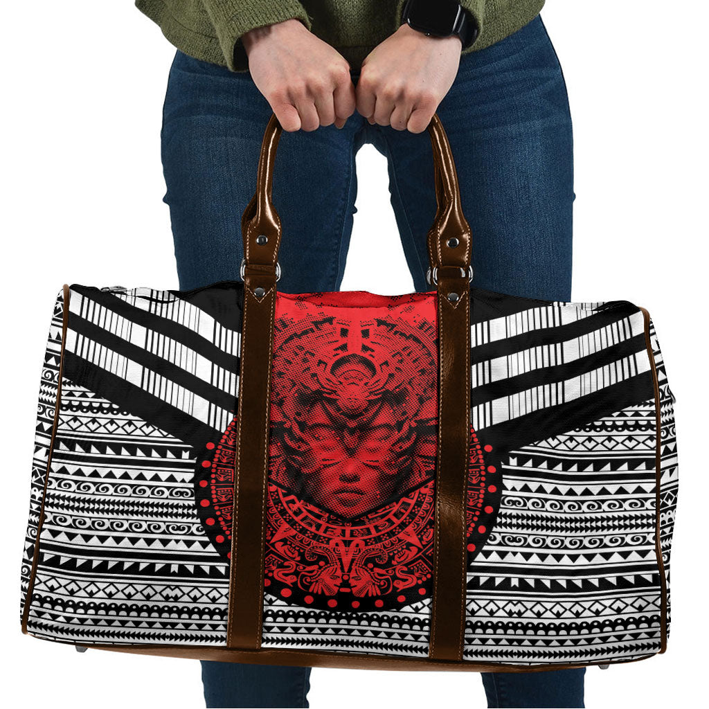 Mexico Aztec Warrior Goddess Travel Bag Tribal Aztec Heritage