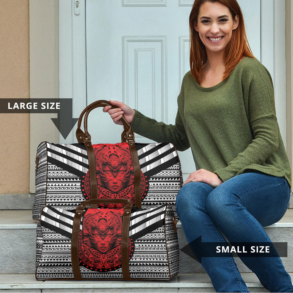 Mexico Aztec Warrior Goddess Travel Bag Tribal Aztec Heritage