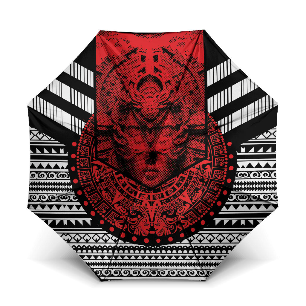Mexico Aztec Warrior Goddess Umbrella Tribal Aztec Heritage