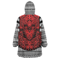 Mexico Aztec Warrior Goddess Wearable Blanket Hoodie Tribal Aztec Heritage