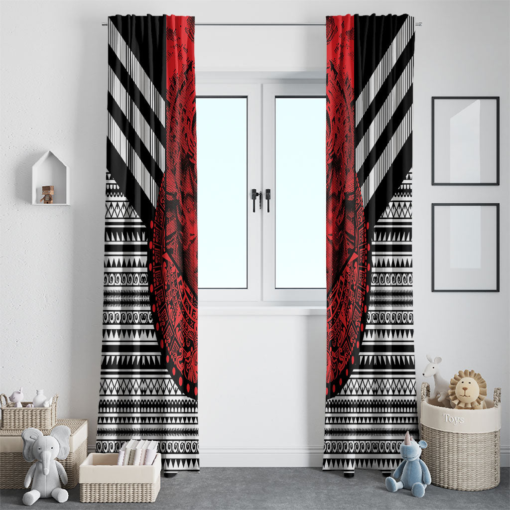 Mexico Aztec Warrior Goddess Window Curtain Tribal Aztec Heritage