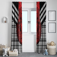 Mexico Aztec Warrior Goddess Window Curtain Tribal Aztec Heritage