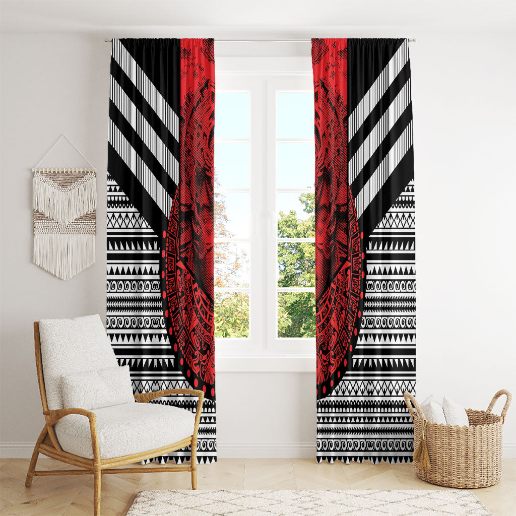 Mexico Aztec Warrior Goddess Window Curtain Tribal Aztec Heritage