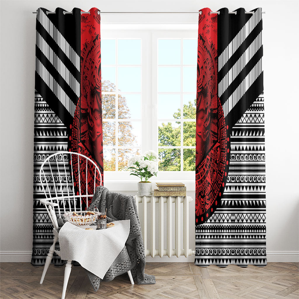 Mexico Aztec Warrior Goddess Window Curtain Tribal Aztec Heritage