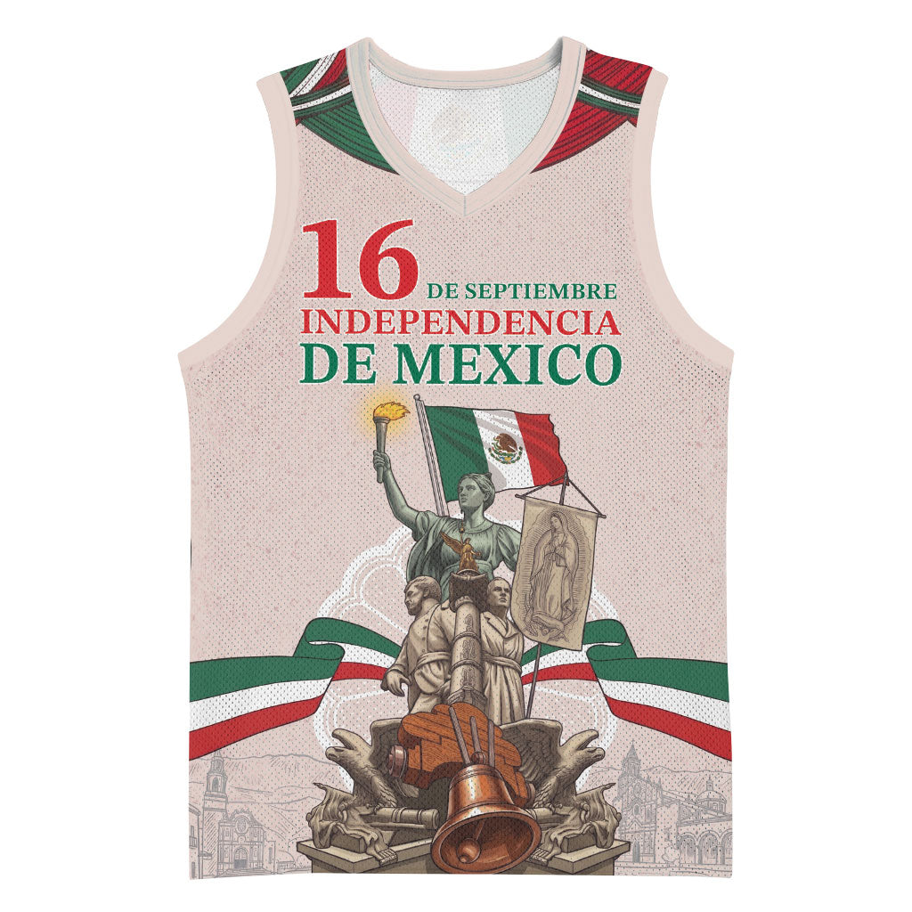 Personalized Mexico Dia De La Independencia Basketball Jersey 16 De Septiembre Heritage Pride