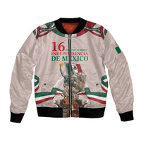 Personalized Mexico Dia De La Independencia Bomber Jacket 16 De Septiembre Heritage Pride
