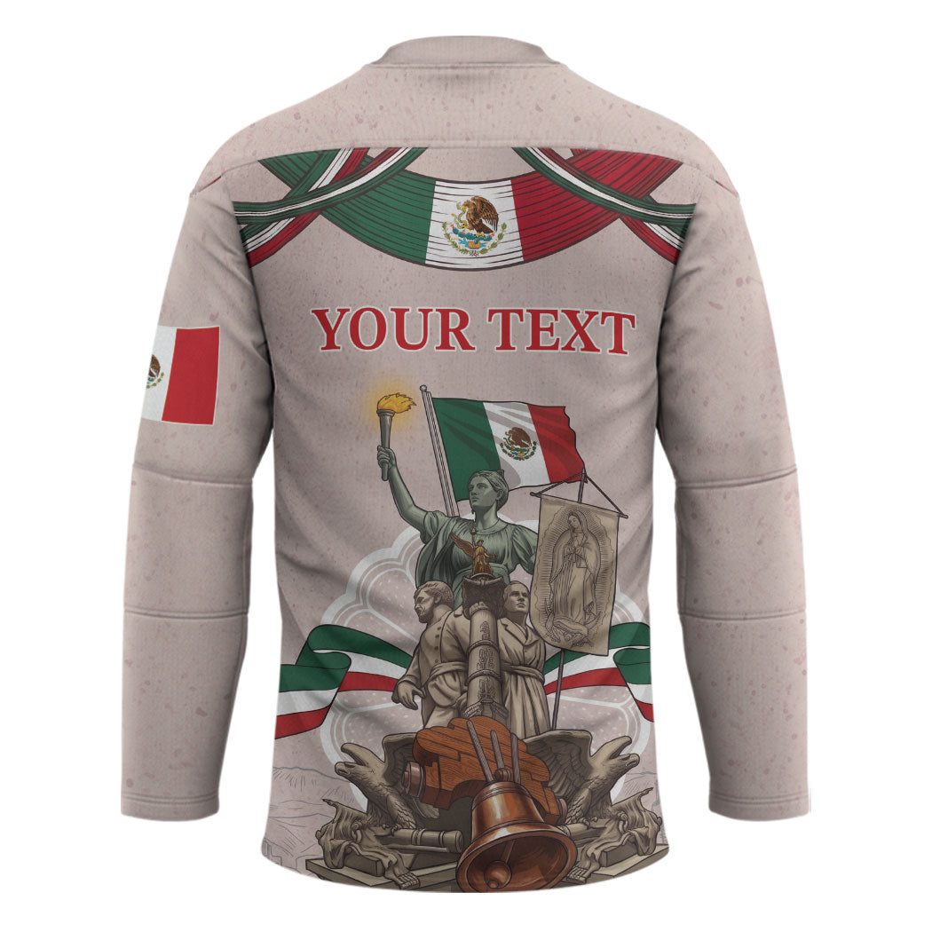 Personalized Mexico Dia De La Independencia Hockey Jersey 16 De Septiembre Heritage Pride