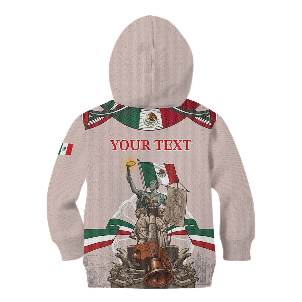 Personalized Mexico Dia De La Independencia Kid Hoodie 16 De Septiembre Heritage Pride