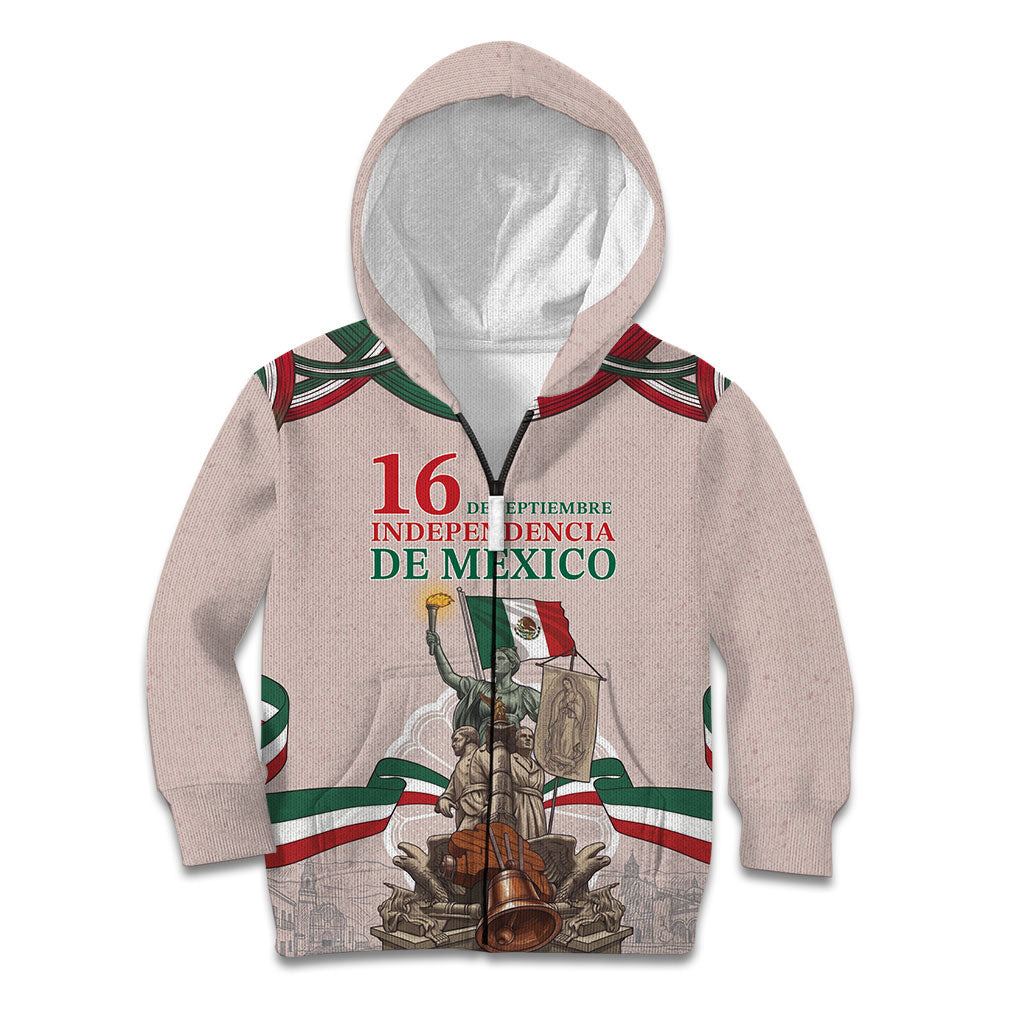Personalized Mexico Dia De La Independencia Kid Hoodie 16 De Septiembre Heritage Pride