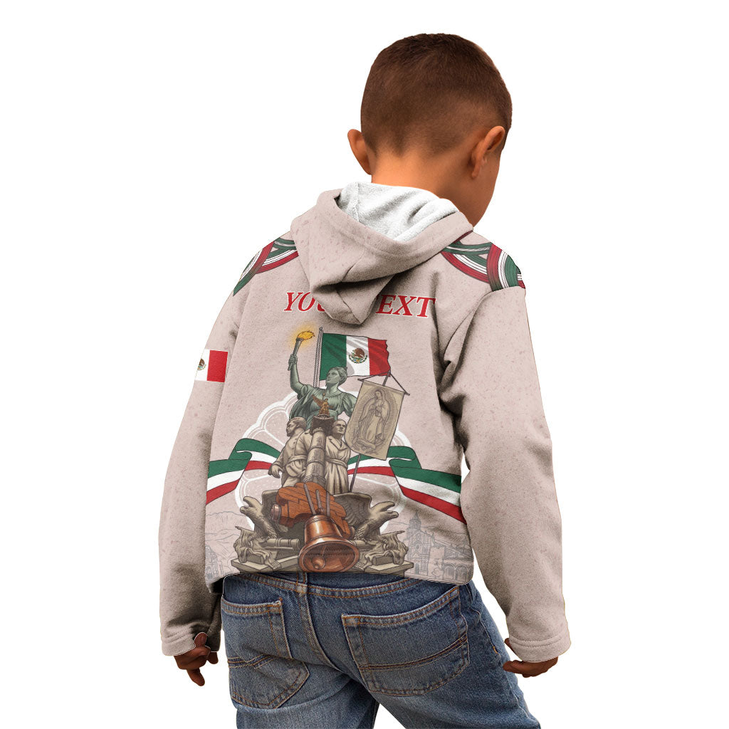 Personalized Mexico Dia De La Independencia Kid Hoodie 16 De Septiembre Heritage Pride
