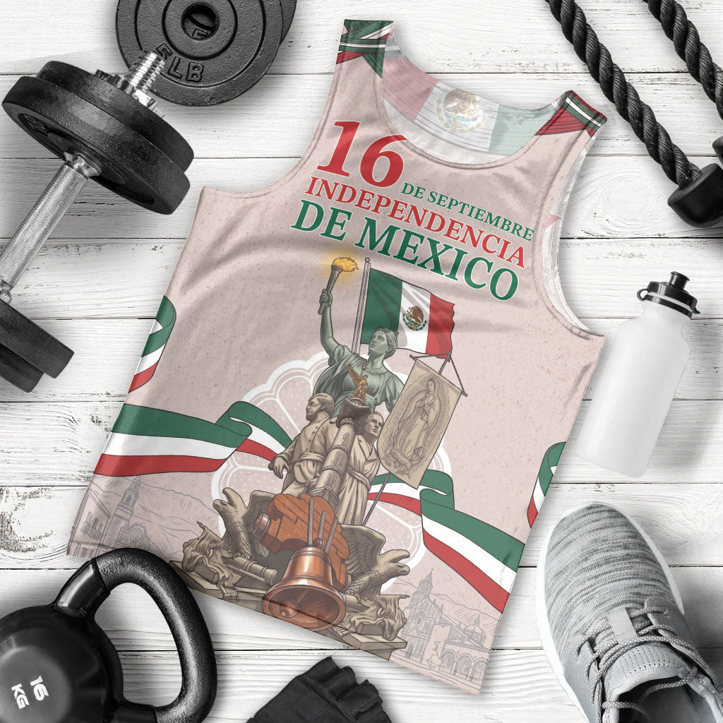 Personalized Mexico Dia De La Independencia Men Tank Top 16 De Septiembre Heritage Pride