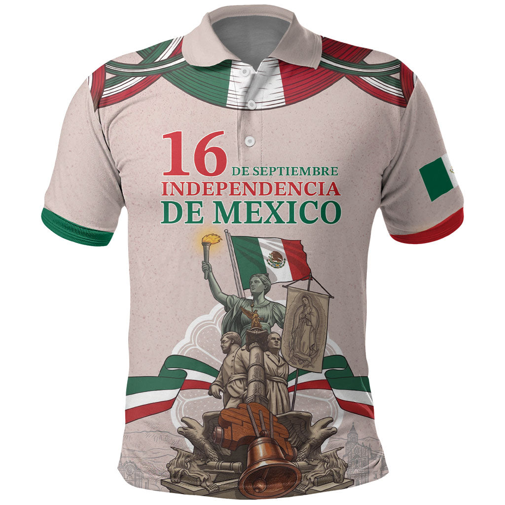 Personalized Mexico Dia De La Independencia Polo Shirt 16 De Septiembre Heritage Pride