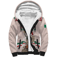 Personalized Mexico Dia De La Independencia Sherpa Hoodie 16 De Septiembre Heritage Pride
