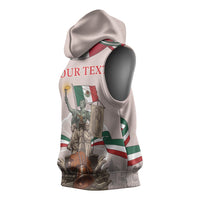 Personalized Mexico Dia De La Independencia Sleeveless Hoodie 16 De Septiembre Heritage Pride