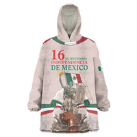Personalized Mexico Dia De La Independencia Wearable Blanket Hoodie 16 De Septiembre Heritage Pride