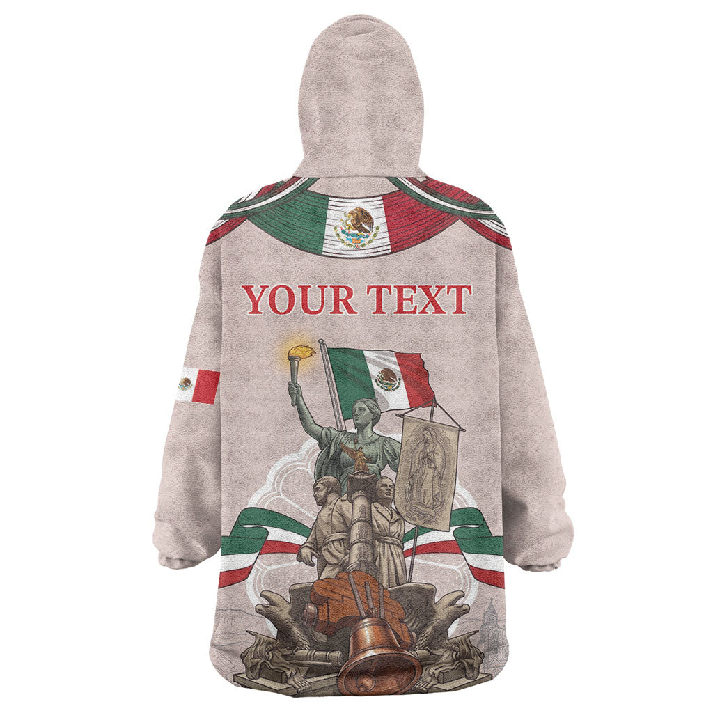 Personalized Mexico Dia De La Independencia Wearable Blanket Hoodie 16 De Septiembre Heritage Pride