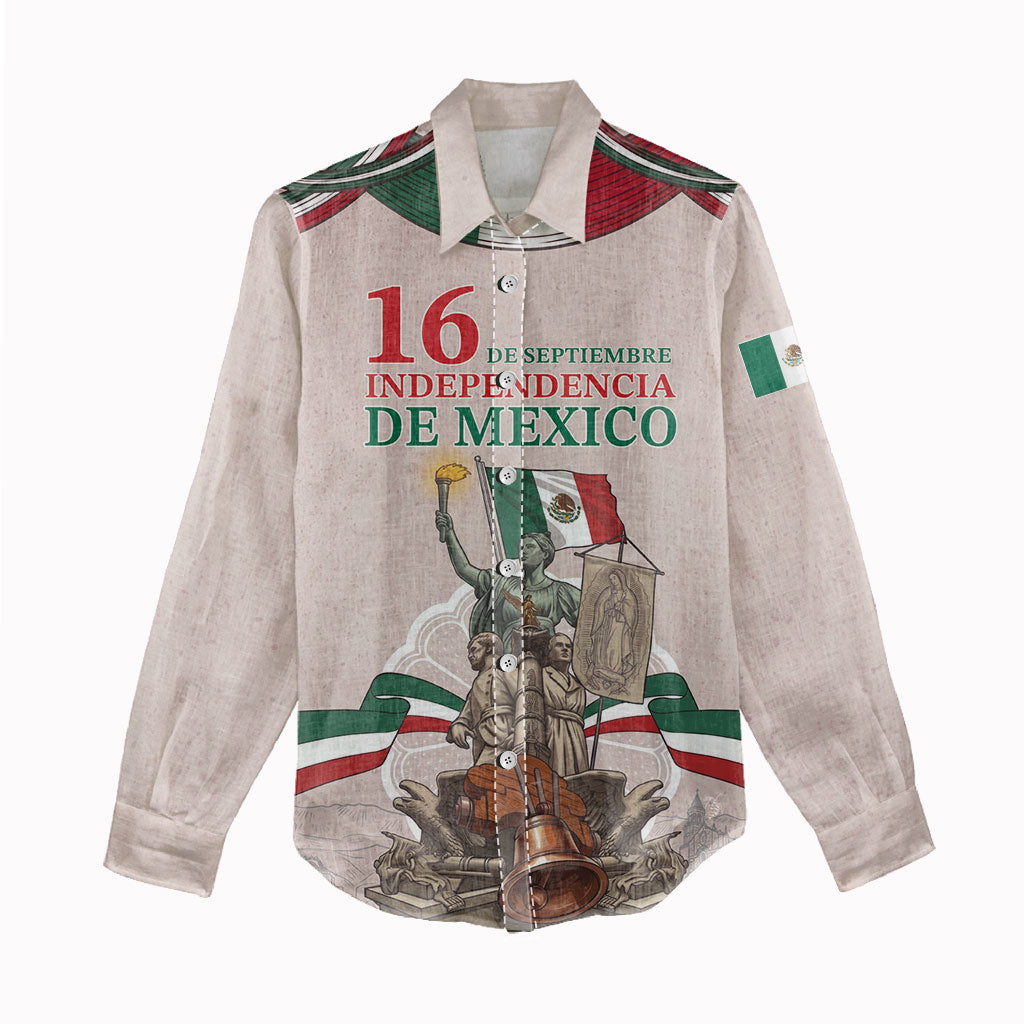 Personalized Mexico Dia De La Independencia Women Casual Shirt 16 De Septiembre Heritage Pride