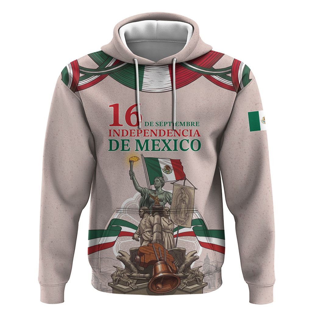 Personalized Mexico Dia De La Independencia Zip Hoodie 16 De Septiembre Heritage Pride