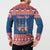 Serbia Christmas Button Sweatshirt Hristos Se Rodi Gnome - Wonder Print Shop