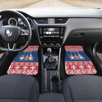 Serbia Christmas Car Mats Hristos Se Rodi Gnome - Wonder Print Shop