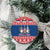 Serbia Christmas Ceramic Ornament Hristos Se Rodi Gnome - Wonder Print Shop