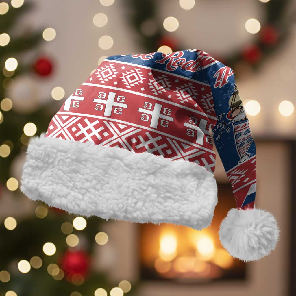 Serbia Christmas Santa Hat Hristos Se Rodi Gnome - Wonder Print Shop